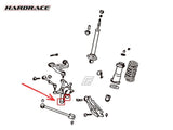Hardrace - Rear - Knuckle Hub Bushes - Rubber & Rose Joint - Lexus IS200, IS300, SC, Altezza RS200, Crown, Aristo