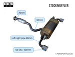 HKS Super Turbo Muffler - Urban Matte Edition - Exhaust - GR Yaris Gen 2