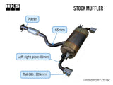 HKS Super Turbo Muffler - Urban Matte Edition - Exhaust - GR Yaris Gen 2