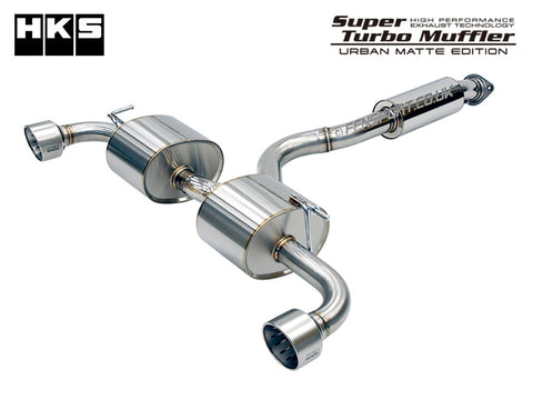 HKS Super Turbo Muffler - Urban Matte Edition - Exhaust - GR Yaris Gen 2