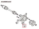 Hardrace - Rear - Knuckle Bushes - Rubber - GT86, GR86 & BRZ