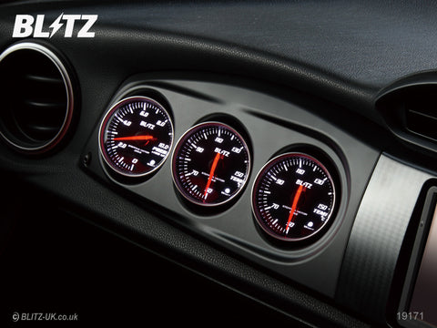 Blitz Racing Meter Panel - Black - 19171 - GT86 & BRZ