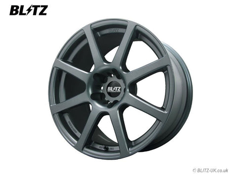 Blitz BRW 08 Alloy Wheel - 1 x Single - 17x7 - 4x100 - ET42 - Black Matt Blue