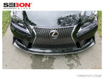 Seibon Carbon Fibre Lip Spoiler - OP Style - IS250 GSE30, IS200t, IS300h