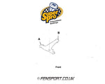 SuperPro - Front Wishbone - Rear Bush Kit - Auris SR180 -SPF3588K